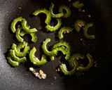 ゴーヤーとじゃこの和風パスタ作り方2写真