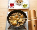 さば味噌と新じゃがのアヒージョ作り方6写真