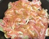 キャベツと豚バラ肉の味噌バター蒸し作り方8写真