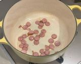 ブロッコリーとソーセージの春色リゾット風作り方1写真