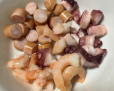 簡単　たこ焼き（えび）作り方1写真