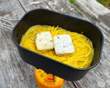 ▲山ごはん▲いちご煮クリームパスタ作り方1写真