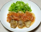 白身魚とレタスのトマトドレッシングがけ作り方9写真
