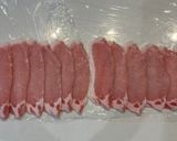 豚肉ぐるぐるチーズ野菜巻き作り方2写真
