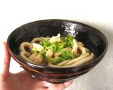 水の代わりに味噌汁で作るうどんの麺作り方21写真