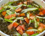 もずくだけでも！夏野菜のもずく酢作り方7写真