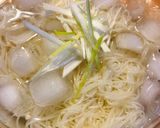 白髪ネギ添え●冷製素麺作り方1写真