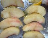 桃と生ハムの冷製パスタ作り方2写真