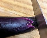 刻まない茄子の塩もみ作り方1写真