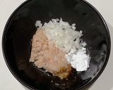 鶏ひき肉とピーマンの挟み焼き作り方3写真