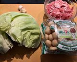 Porky Green Noodles作り方1写真