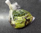 シャキっと食感が◎小松菜と塩昆布の浅漬け作り方3写真