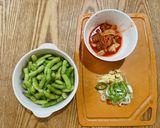 キムチ味の枝豆作り方1写真