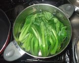 小松菜牛肉の中華炒め♪簡単レシピひき肉で作り方2写真