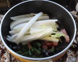 ベーコン白菜キクラゲ青唐辛子の中華パスタ作り方6写真