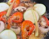 夏野菜と海老のアヒージョ作り方4写真