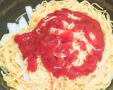 超節約 バター香るツナ入りナポリタン作り方4写真