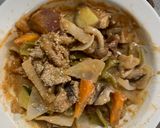 お一人様洋風梅味噌味根菜たっぷり野菜炒作り方19写真