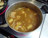チキンカレー焼きカボチャ乗せ作り方6写真