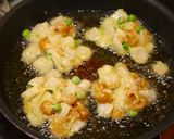なめこと玉ねぎの落とし揚げ作り方3写真