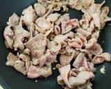 小松菜と厚揚げと豚こまの香味醤油炒め作り方4写真