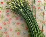 パパ　ニラの芽の炒め物作り方1写真
