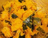 レンジで簡単かぼちゃ胡麻和え作り方5写真