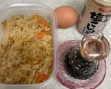 残った炊き込みご飯は炒飯に変身♪作り方1写真