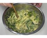 レタスとにらのお好み焼き★動画あり★作り方8写真