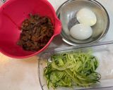 カンタン酢で汁無し韓国風冷麺(ビビン麺)作り方2写真