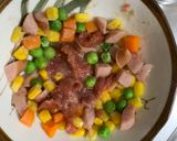 全てレンジ冷めても美味しい洋風梅炒飯弁当作り方5写真