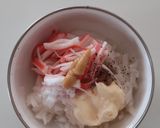 大根とカニかまのからしマヨサラダ作り方3写真
