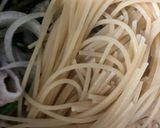 簡単　アスパラと豚肉のバジルソースパスタ作り方7写真