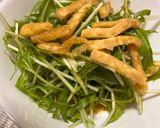 水菜とあげのサラダ作り方5写真
