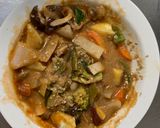 お一人様梅クリーミー味根菜たっぷり野菜炒作り方21写真