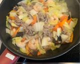 とろ〜り⭐︎白菜中華あんかけ焼きそば作り方10写真