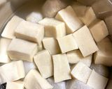 里芋と高野豆腐の煮物　吹きこぼれさせない作り方15写真