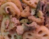 簡単★牛肉とれんこんのポン酢炒め作り方4写真