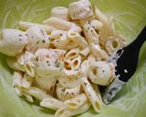 簡単！冷製ショートパスタ☆ホワイトソース作り方3写真