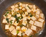 辛党必見！豆板醤✖️ラー油でつくる麻婆豆腐作り方4写真