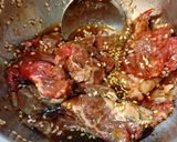 漬けハラミ野菜炒め。作り方2写真