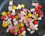 暑い日に食べたい夕飯トマトマグロのパスタ作り方6写真