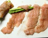 鶏ささみで アスパラの肉巻き 照り焼き作り方6写真