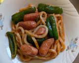 とっても簡単★うどんナポリタン作り方7写真