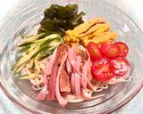 今日の晩ごはん♡節約♡素麺DE冷やし中華作り方3写真