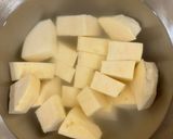 焼き立てスイートポテトパイ🩷バニラアイス添え🩵作り方1写真