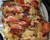 簡単★ポテト&ソーセージのチーズ焼き作り方5写真