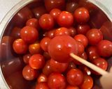 夏休み！トマトのぶどうジュース漬け作り方4写真
