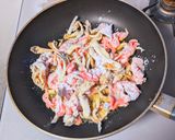 豚肉と舞茸の甘辛丼作り方4写真