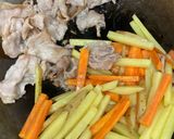 豚肉とじゃがいもの中華炒め作り方4写真